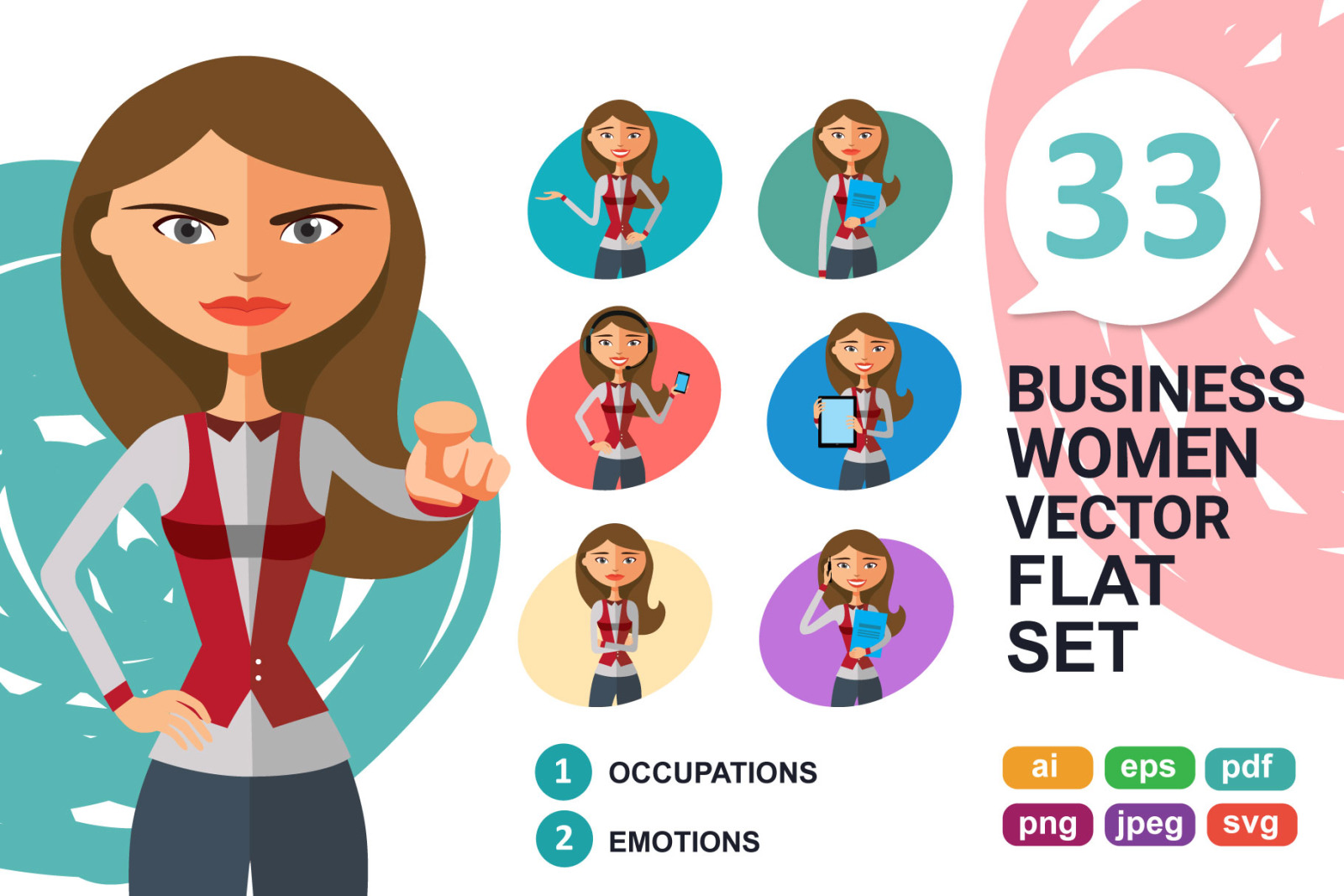 Blonde woman Character Cartoon vector illustration collection flat Blonde woman Character Cartoon vector illustration collection flat