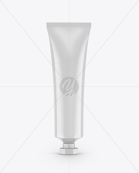 Glossy Cosmetic Tube Mockup