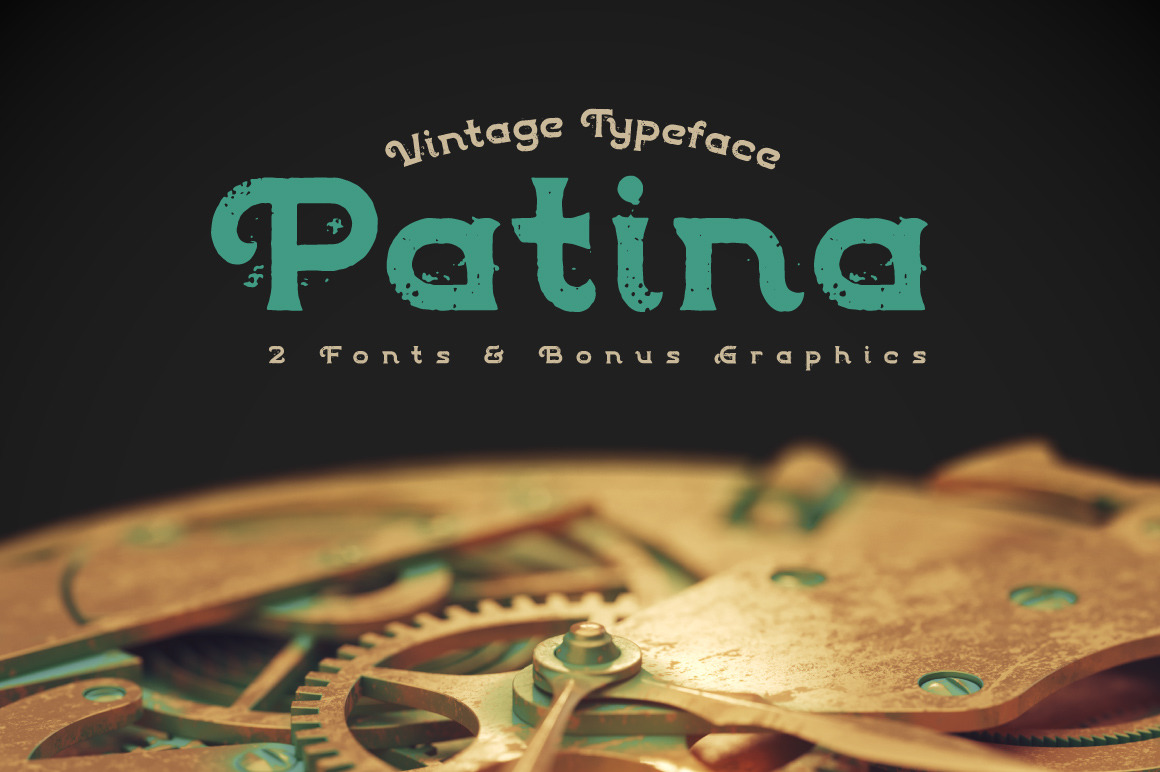 Patina font Patina font