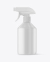 Matte Spray Bottle Mockup