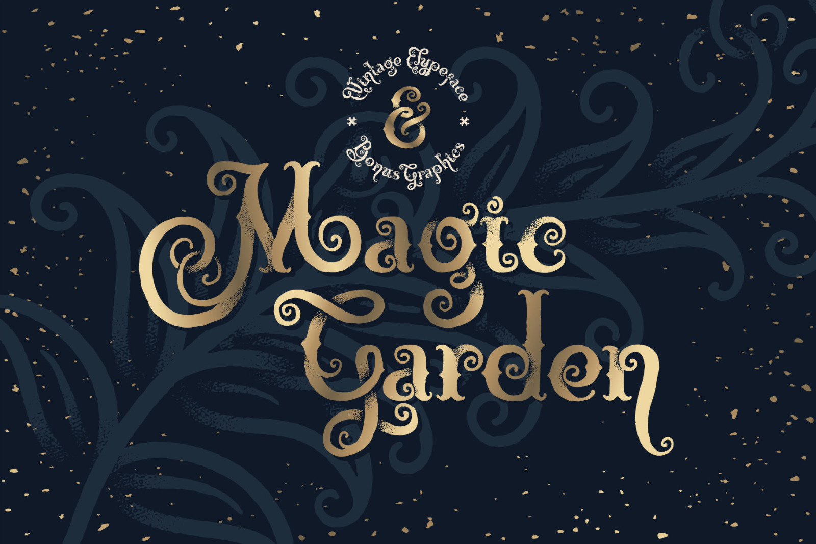 Magic Garden Font &amp; Graphics