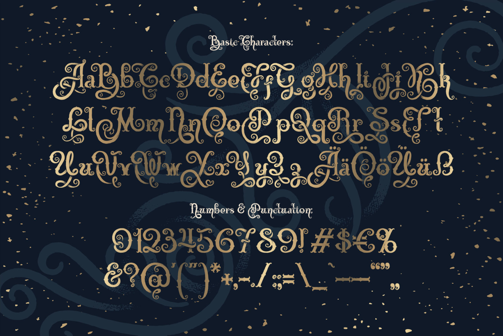 Magic Garden Font &amp; Graphics