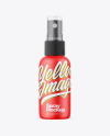 Matte Spray Bottle Mockup