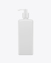 Glossy Square Bottle With Pump Glossy Square Bottle With Pump