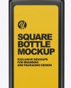 Glossy Square Bottle With Pump