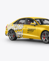 Sedan Mockup - Half Side View
