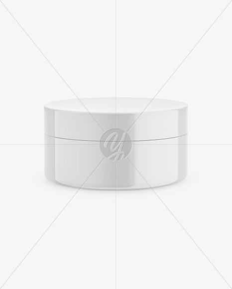 Glossy Lip Balm Jar Mockup