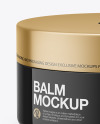 Glossy Lip Balm Jar Mockup