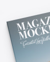 Matte Magazine Mockup