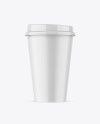 Matte Coffee Cup Mockup