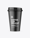 Matte Coffee Cup Mockup