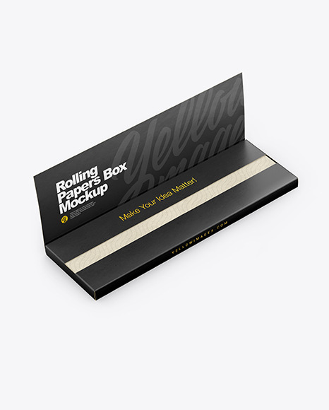 Rolling Paper Box Mockup