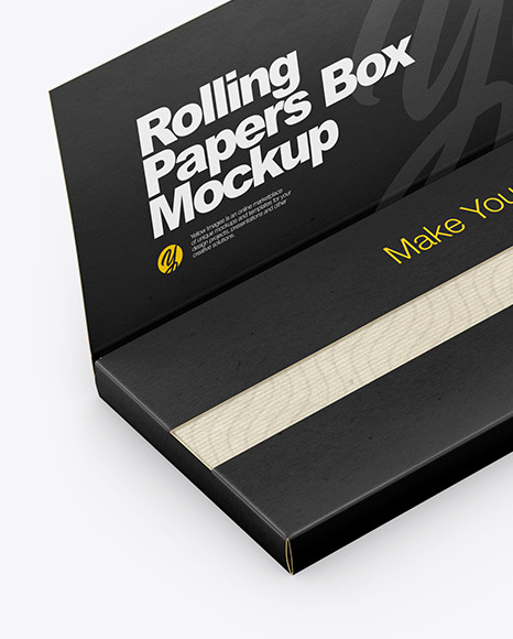 Rolling Paper Box Mockup