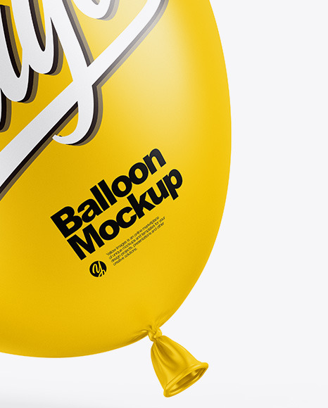 Matte Balloon Mockup