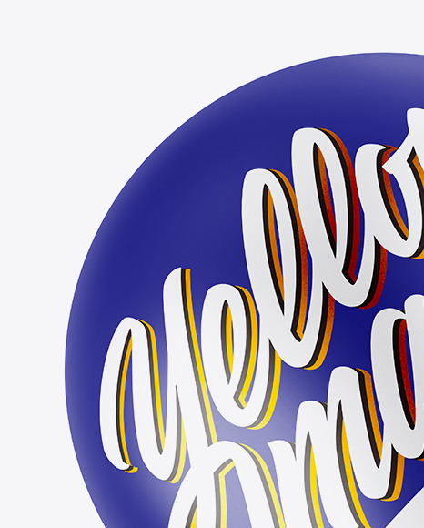 Matte Balloon Mockup
