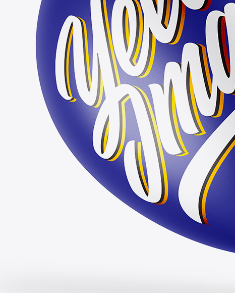 Matte Balloon Mockup