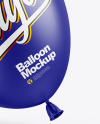 Matte Balloon Mockup