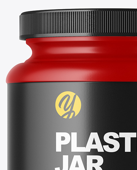 Matte Plastic Jar Mockup Matte Plastic Jar Mockup