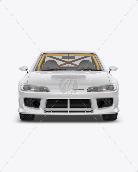 Sport Car Mockup - Front View