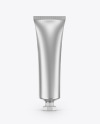 Metallic Cosmetic Tube Mockup