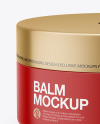 Matte Lip Balm Jar Mockup