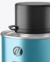 Metallic Tin Can Mockup