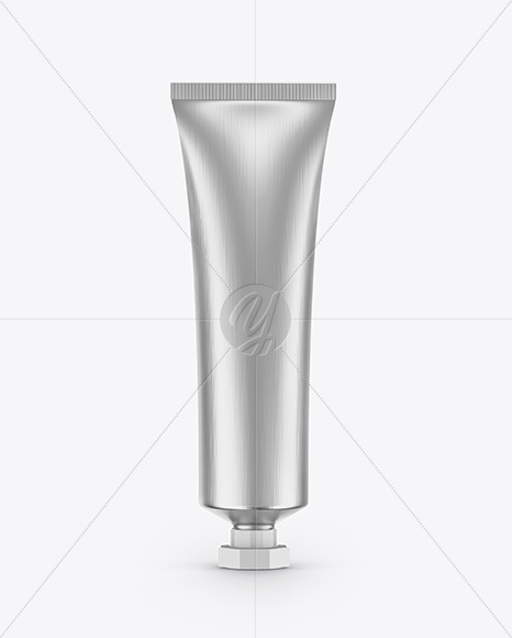 Metallic Cosmetic Tube Mockup