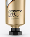 Metallic Cosmetic Tube Mockup