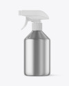 Metallic Spray Bottle Mockup