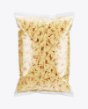 Plastic Bag With Farfalle Pasta