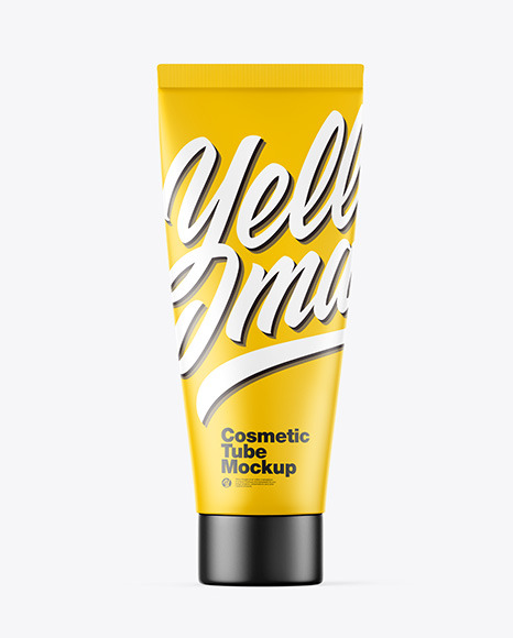 Matte Cosmetic Tube Mockup - Tube packaging