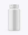 Glossy Pills Bottle Mockup