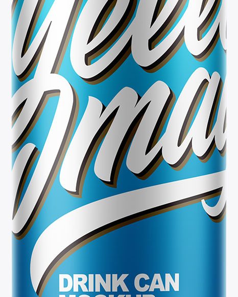 Matte Can Mockup