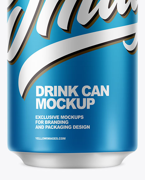 Matte Can Mockup