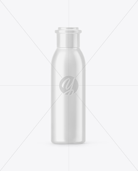 Glossy Plastic Bottle Mockup