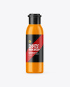 Glossy Plastic Bottle Mockup