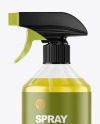 Clear Spray Bottle Mockup