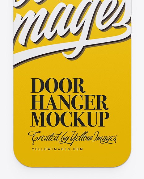 Door Hanger Mockup