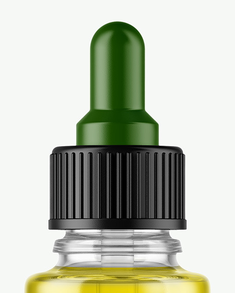 Clear Dropper Bottle Mockup