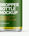 Clear Dropper Bottle Mockup