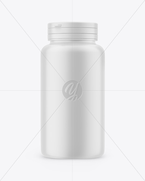 Matte Pills Bottle Mockup