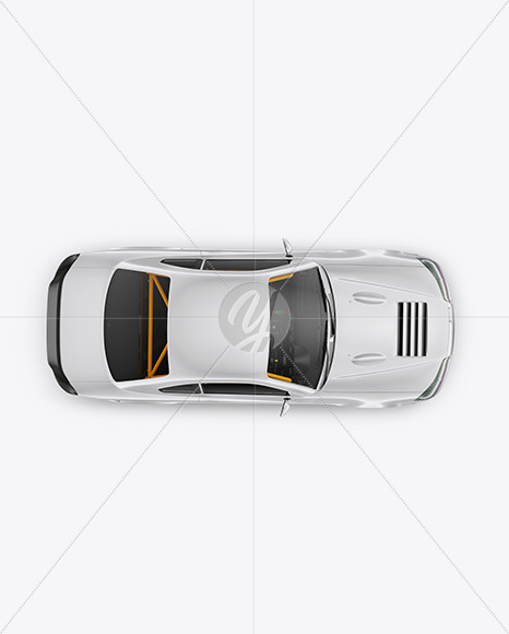 Sport Car Mockup - Top View