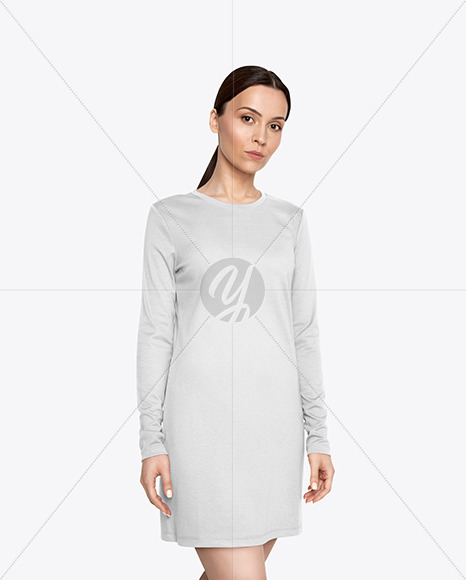 Woman in a Dress Mockup