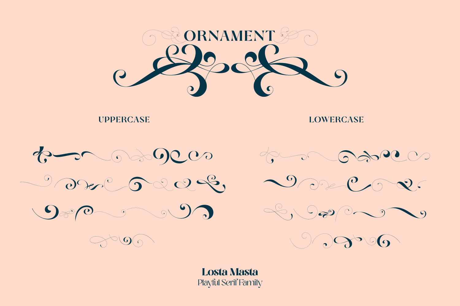 Losta Masta - Playful serif family Losta Masta - Playful serif family