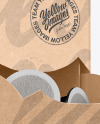 Kraft Box With Coffee Capsules Mockup