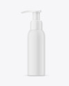 100ml Plastic Cosmetic Bottle w/ Batcher Mockup