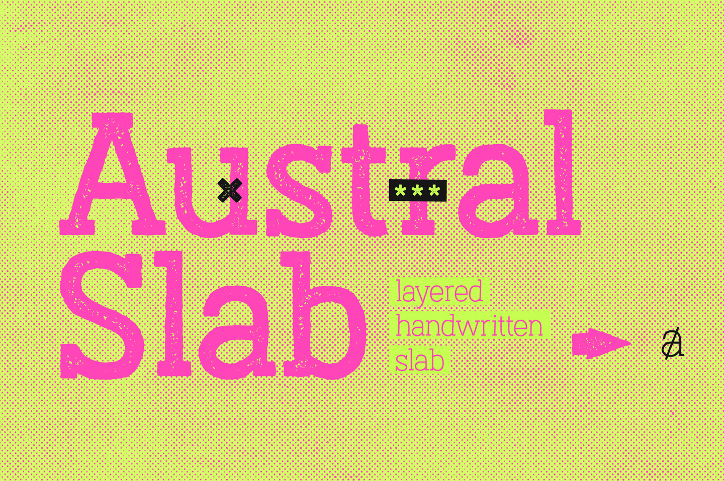 Austral Slab Stamp