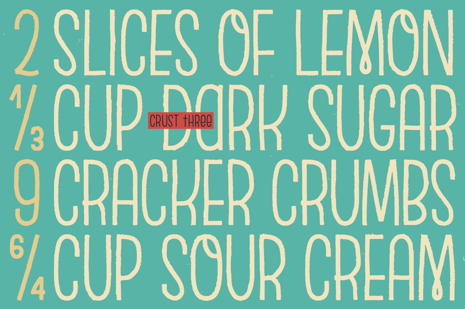 Escalope Crust Three + Icons Escalope Crust Three + Icons