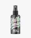 Matte Spray Bottle Mockup