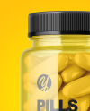 Clear Pills Bottle Mockup